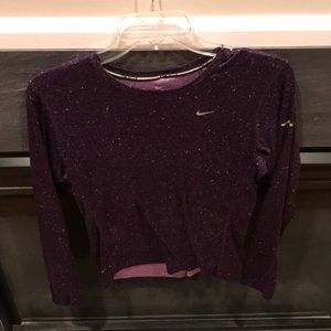 Long sleeve Nike running shirt.